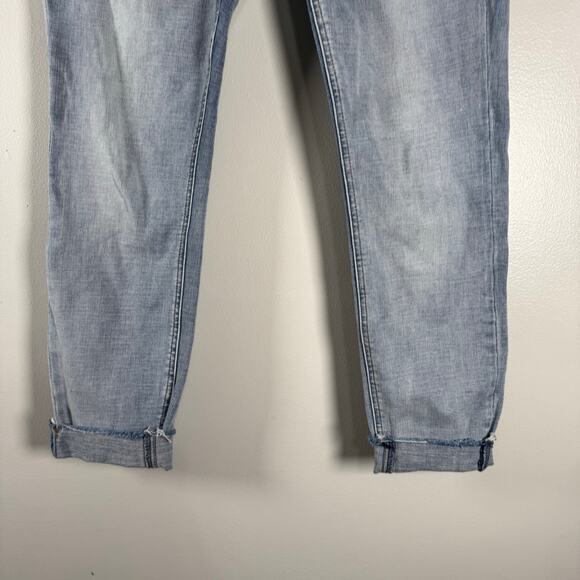 Pistola Women's Blue Mid Rise Stretch Crop Cotton Blend Skinny Jeans Size 27 - Picture 3 of 9